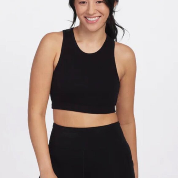 Merino Wool Racerback Bra - Woolx Mila Black Small - Picture 3 of 3